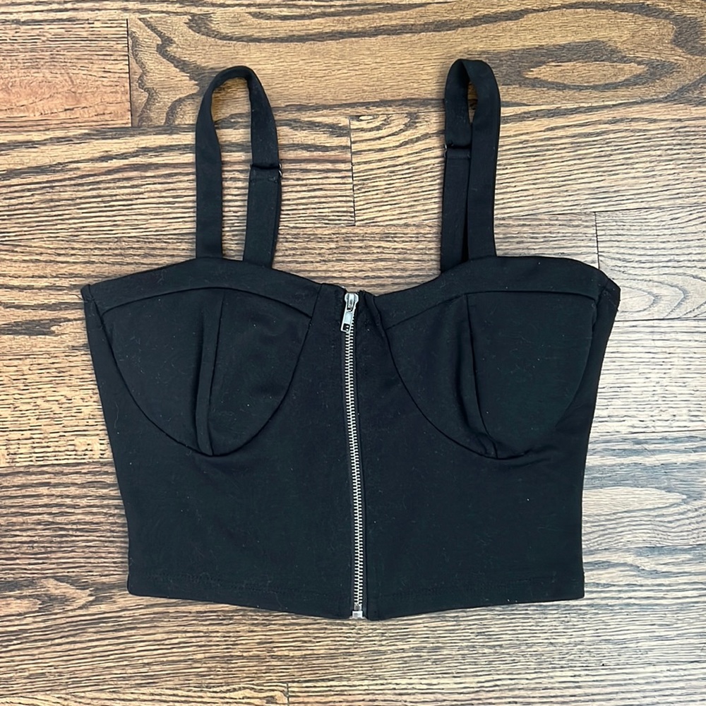 Black Bodycon top